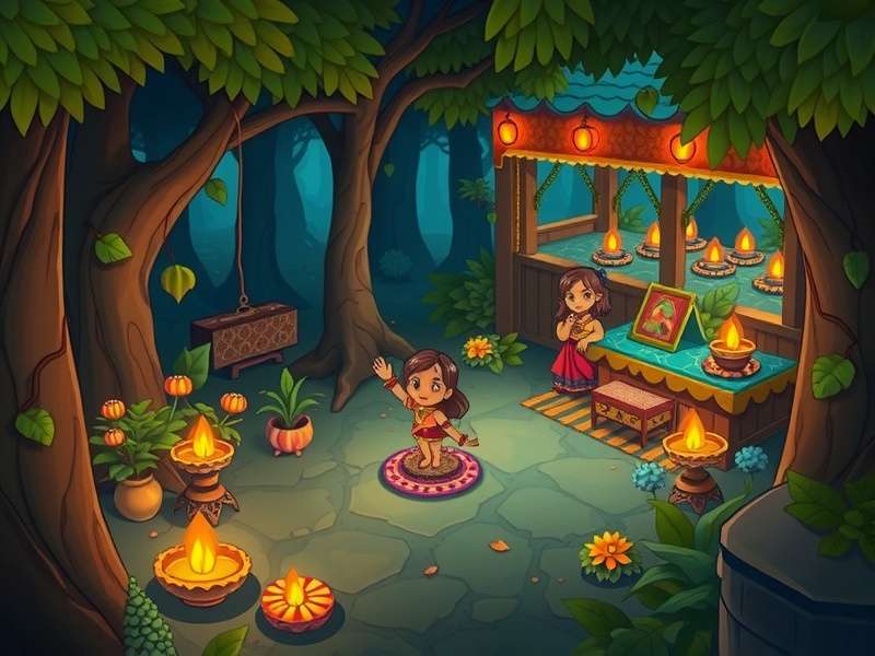 Anise Forest Journey gameplay screenshot showing character in forest